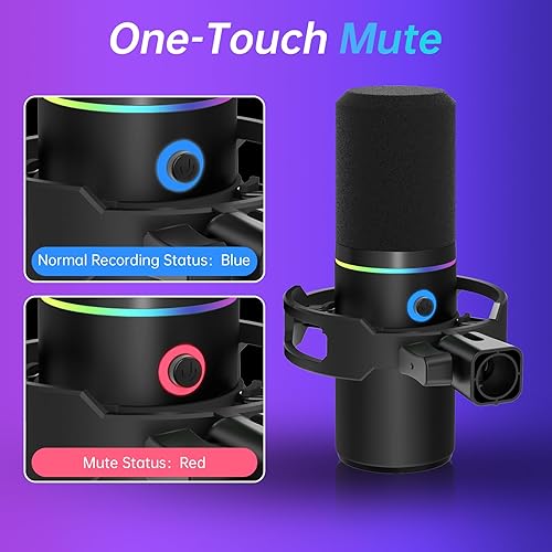 Microphone Dynamique WM8 XLR/USB avec Bras Articulé – Kit Podcast & Streaming