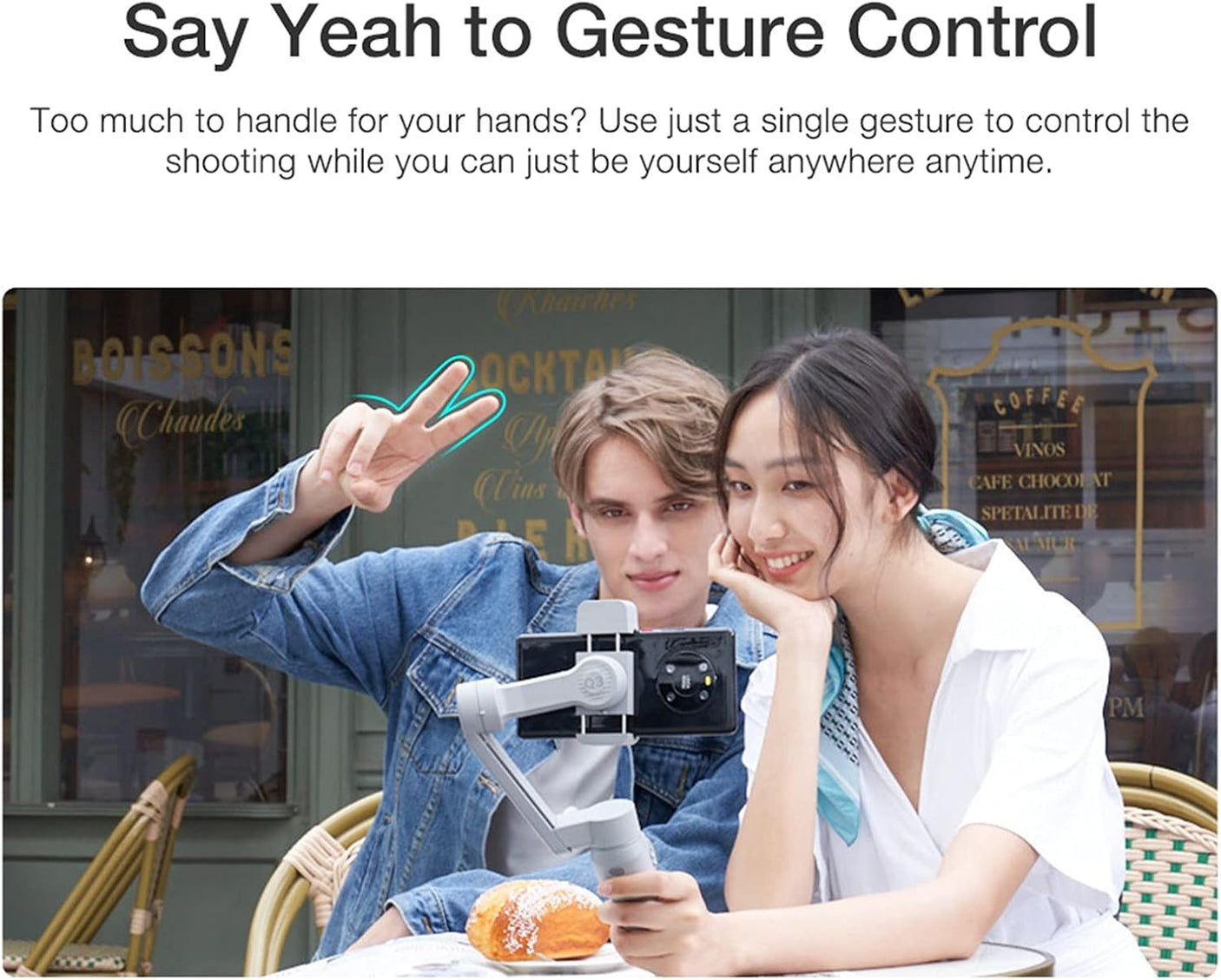 Zhiyun Smooth-Q3 – Stabilisateur 3 Axes avec Lumière LED intégrée