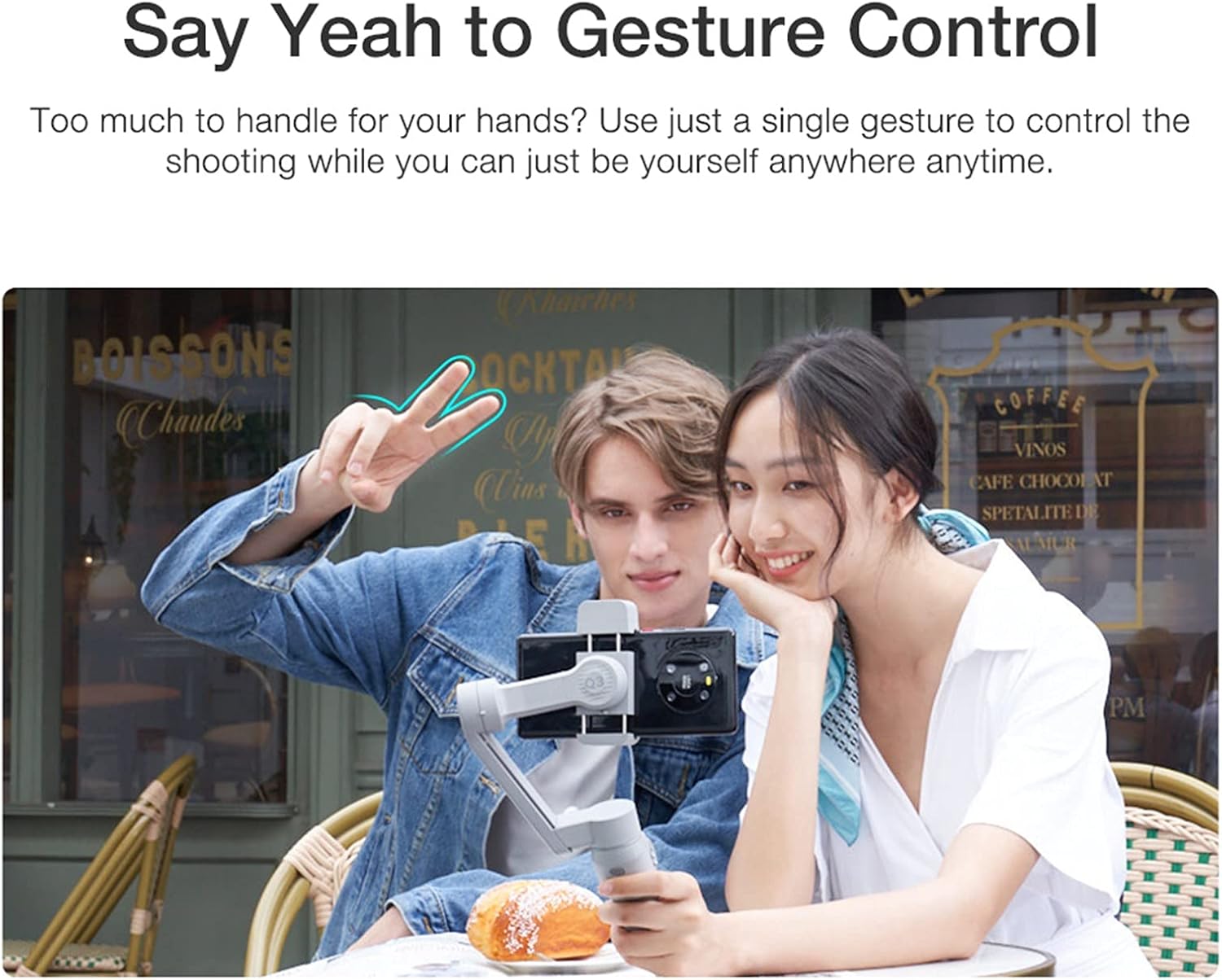 Zhiyun Smooth-Q3 – Stabilisateur 3 Axes avec Lumière LED intégrée