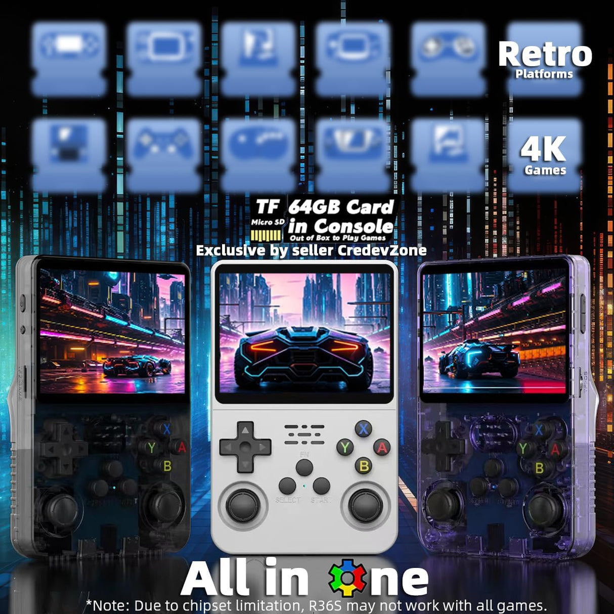 Console de Jeu Portable R36S – Rétro Gaming Ultime