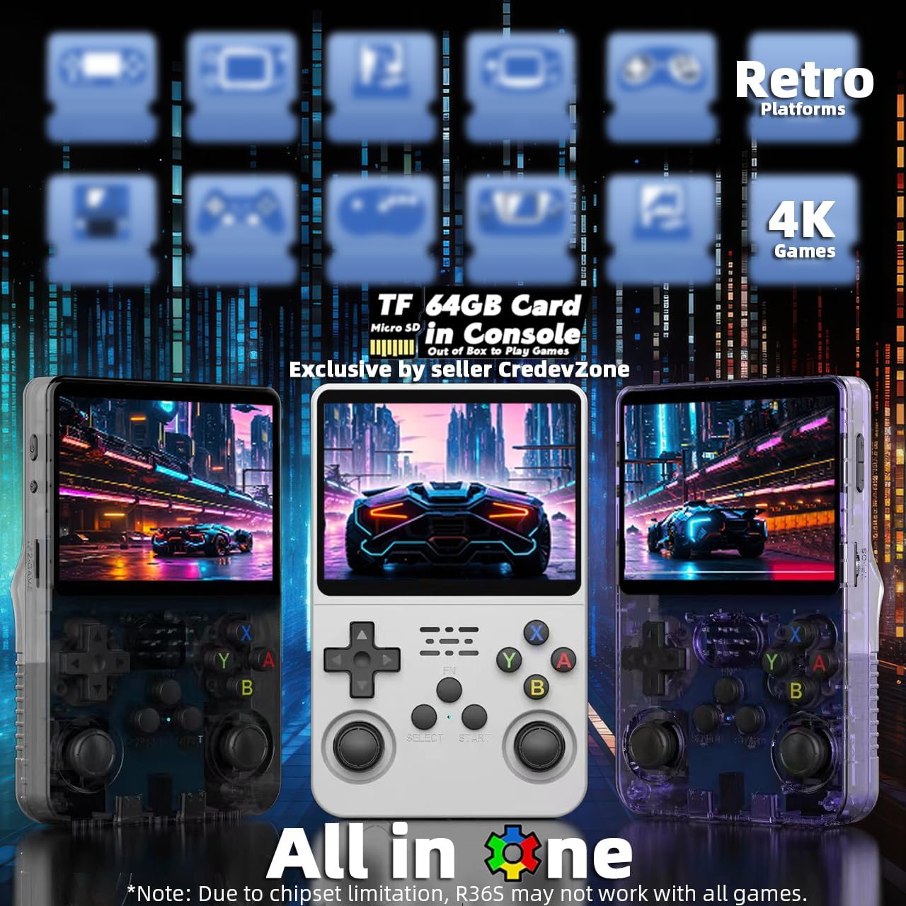 Console de Jeu Portable R36S – Rétro Gaming Ultime