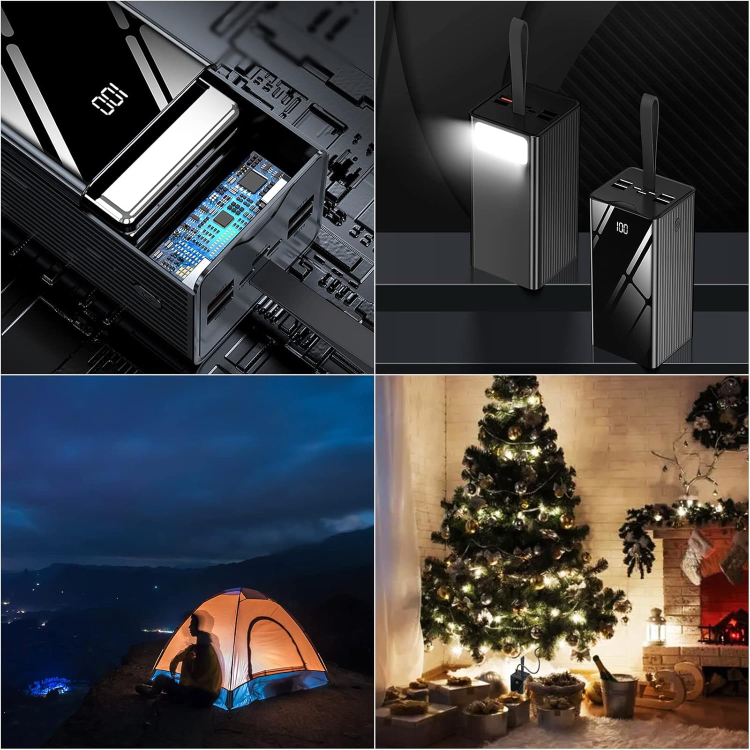 باور بانك 50000 مللي أمبير مع شحن سريع 22.5 واط - بلوس تار