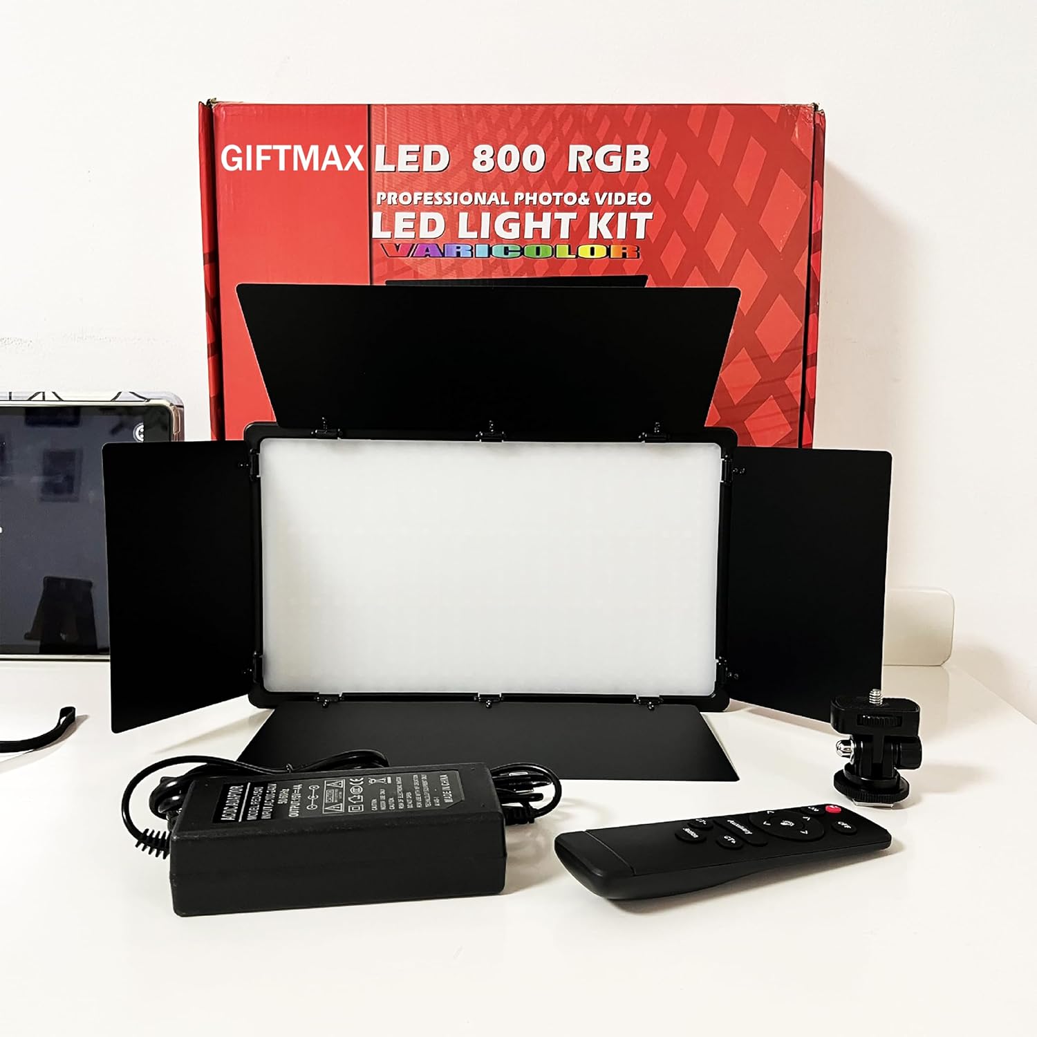 LED Panel 800 RGB 50W Light avec Trépied 2m