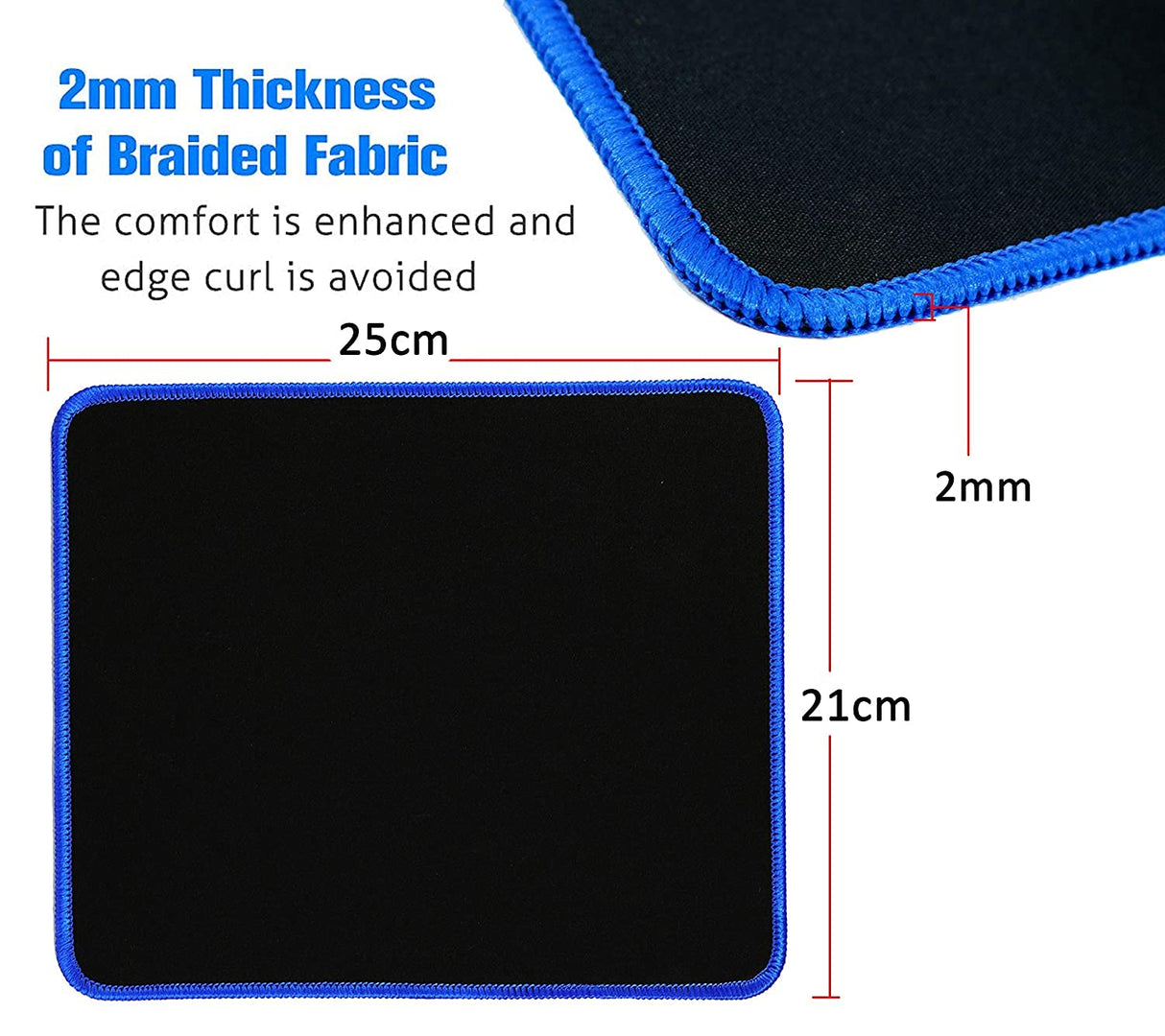 سجادة ماوس للألعاب من المطاط الطبيعي