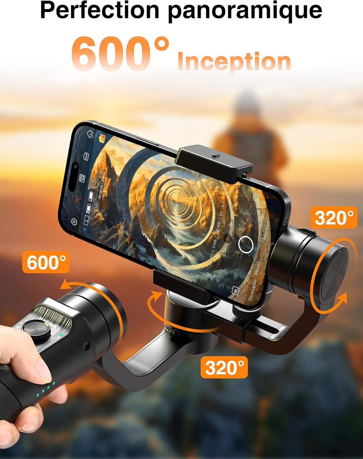 جهاز تثبيت جيمبال Hohem iSteady Mobile+ Kit للهواتف الذكية – أداة احترافية لمقاطع الفيديو السلسة