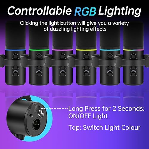 Microphone Dynamique WM8 XLR/USB avec Bras Articulé – Kit Podcast & Streaming