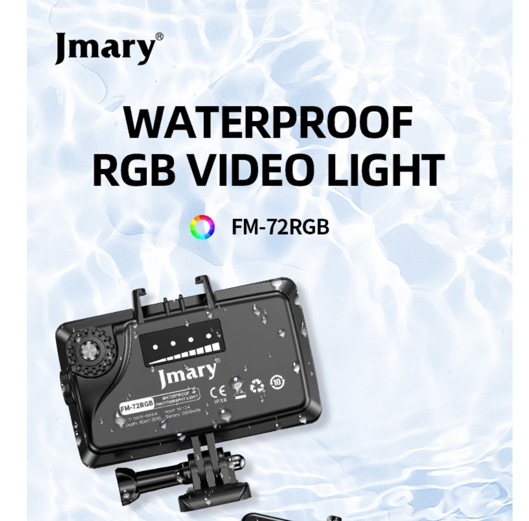 Jmary FM-72RGB Lampe d’Appoint Étanche avec Effets Lumineux RGB