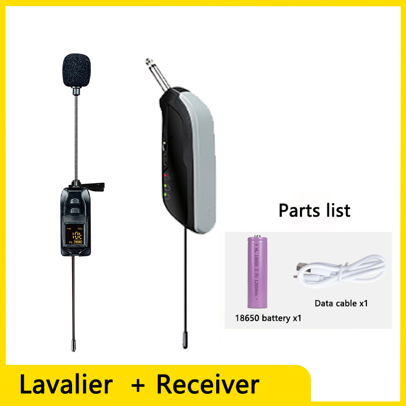 Microphone Sans Fil Cravate UHF Clip-On LGX380