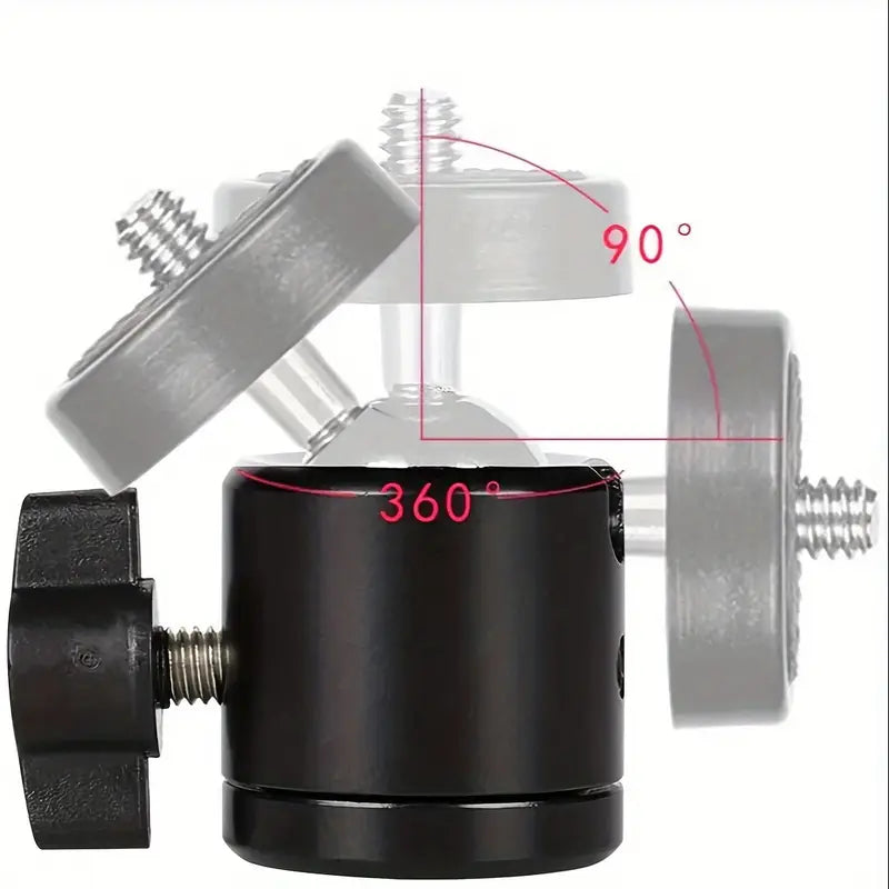 Tête Rotative Lourde 1/4" pour Trépied