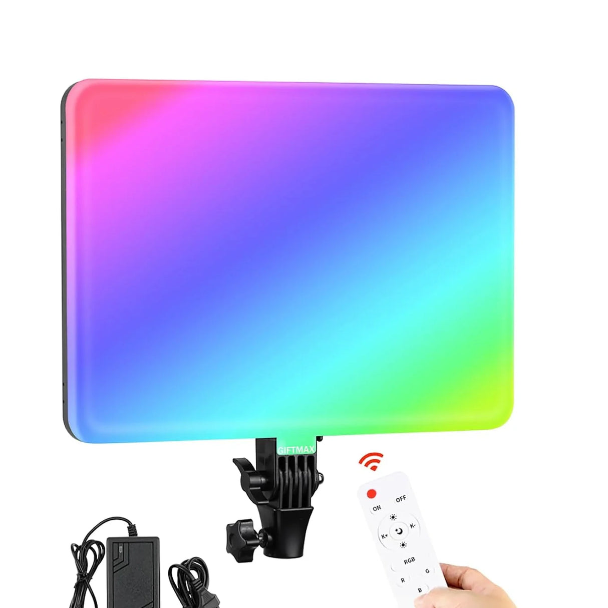 Panneau LED RGB MJ-19 36x25 cm avec Trépied Professionnel