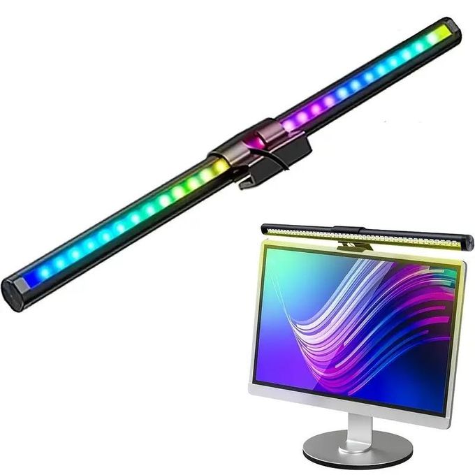 Barre Lumineuse LED RGB 45 cm pour Écran – Contrôle Tactile