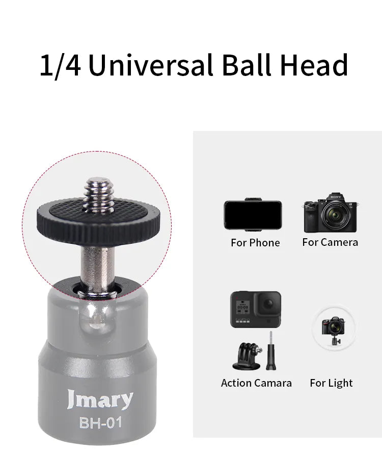 Bras d’extension universel MT-21 avec pince 1/4" pour bureau et trépied