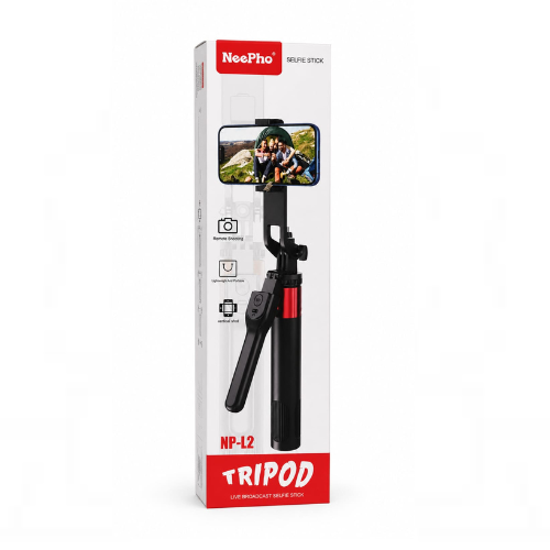 NeePho NP-L2 Selfie Stick Trépied 1.70m Bluetooth Smartphone