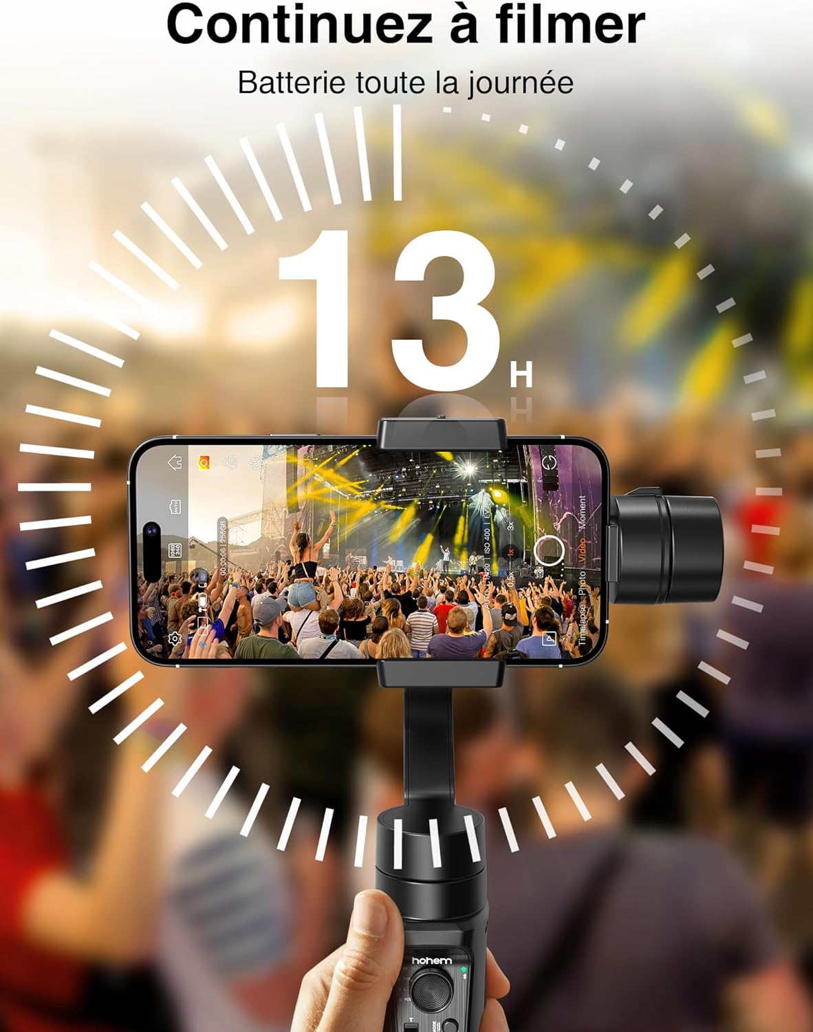 جهاز تثبيت جيمبال Hohem iSteady Mobile+ Kit للهواتف الذكية – أداة احترافية لمقاطع الفيديو السلسة