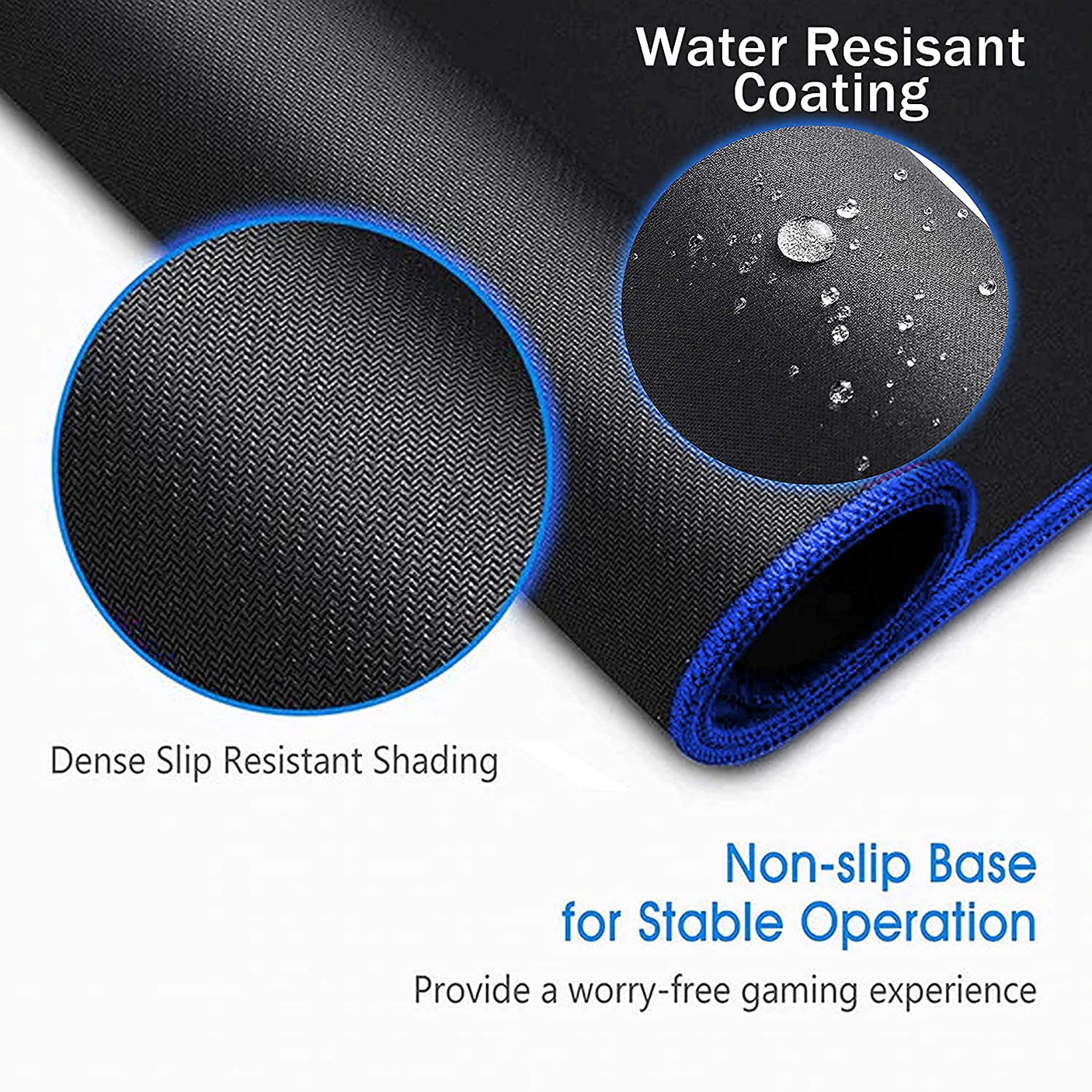 Tapis de Souris Gaming en Caoutchouc Naturel