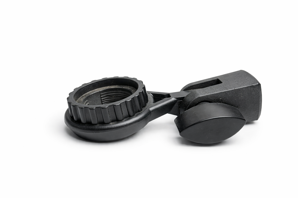 Adaptateur micro orientable avec filetage universel pour pied