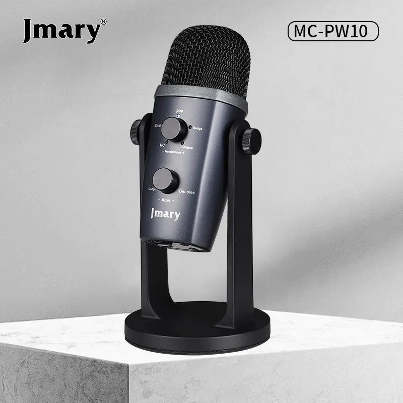 Microphone USB JMARY MC-PW10 Professional 4 Modes de Son