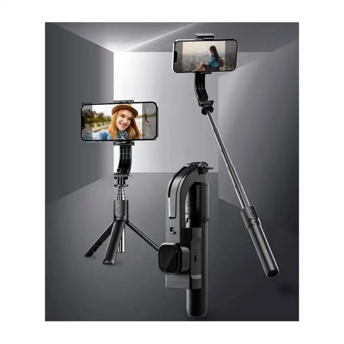 1 AXIS Stabilisateur Téléphone C06 avec Trépied et Perche Selfie 360°