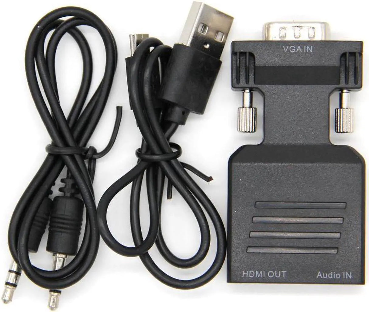 Adaptateur HDMI vers VGA 1080P avec sortie audio 3.5 mm