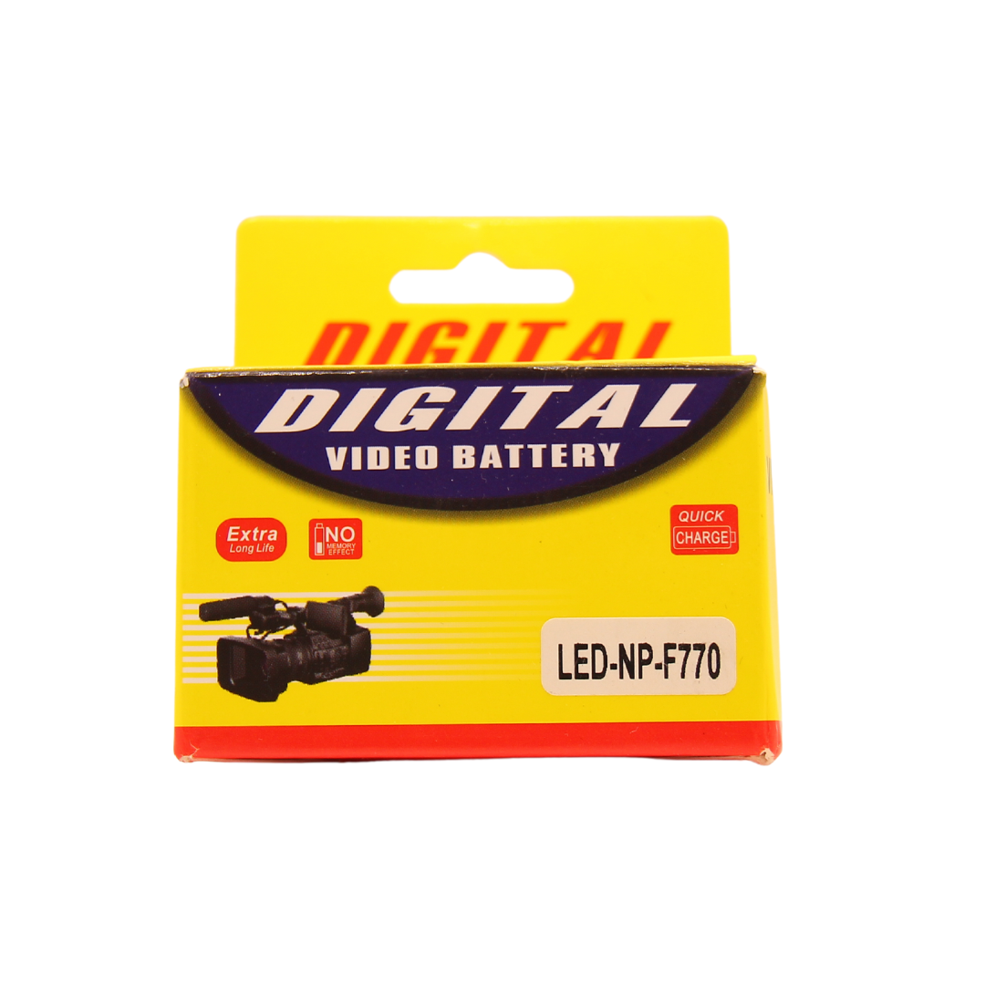 باقة بطارية ليثيوم أيون 7.4 فولت 4400 مللي أمبير ل LED-NP-F770/F750