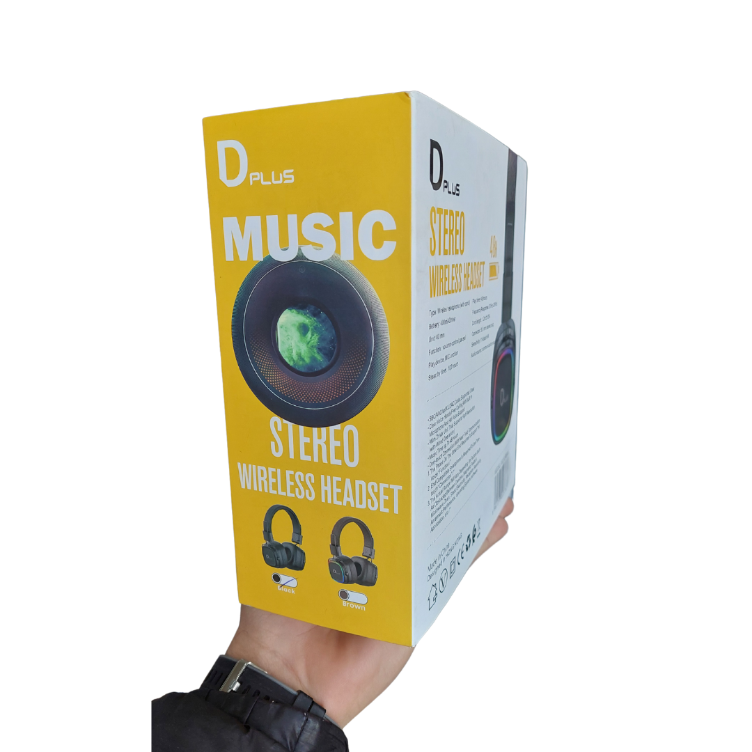 Casque Stéréo Sans Fil DPLUS 3GO URBAN avec Fonction HD Voice et Autonomie de 48H