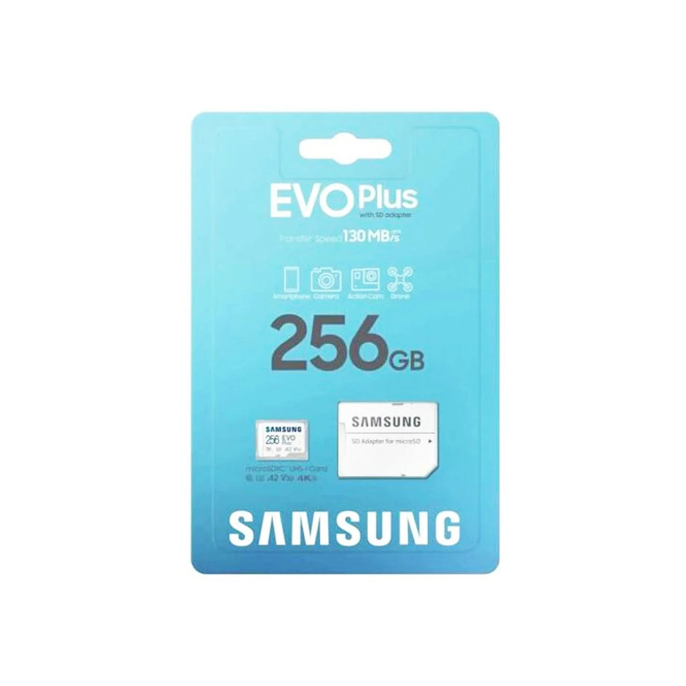 Carte Mémoire Samsung EVO Plus 256Go – Vitesse et Fiabilité