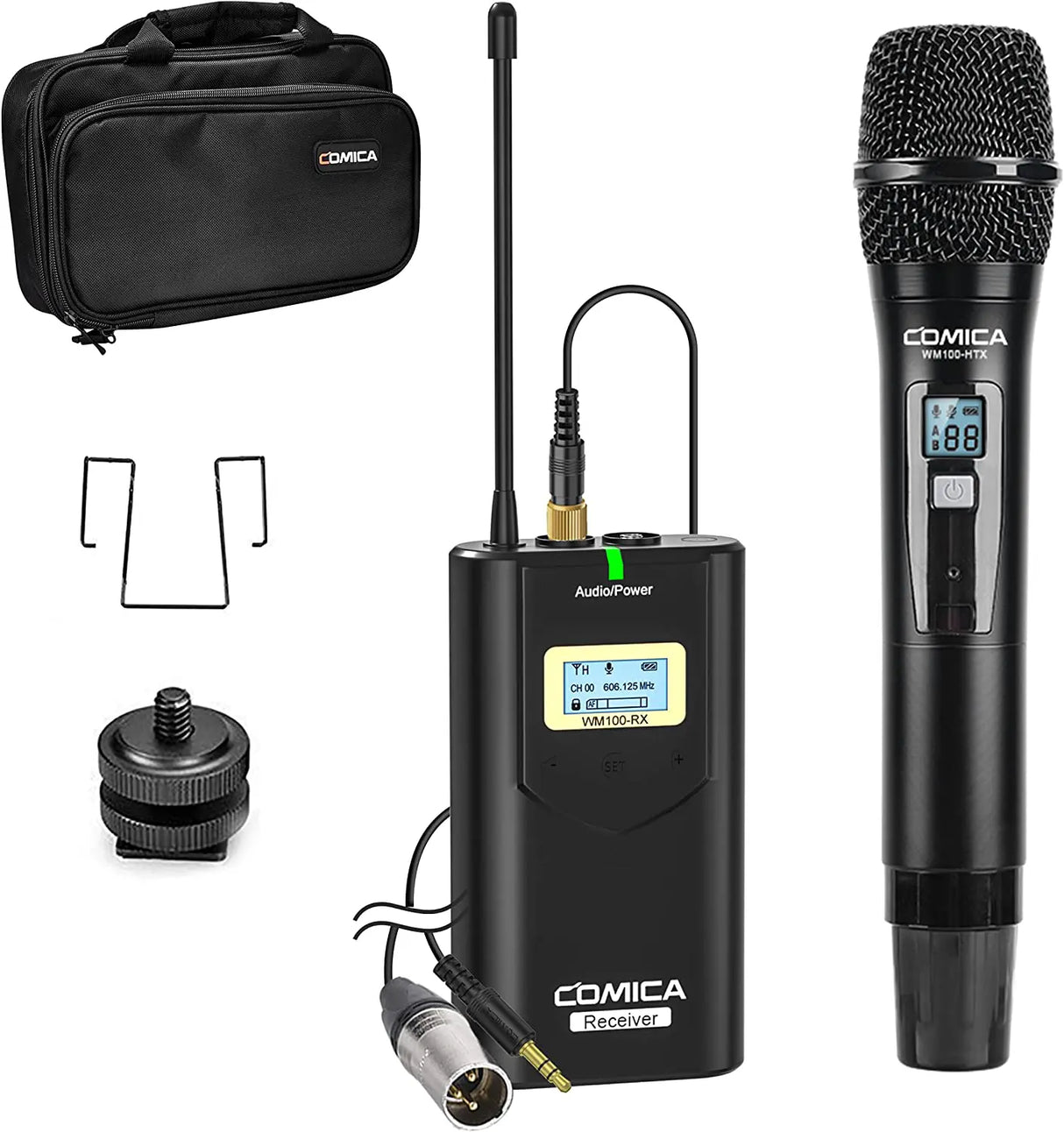 Comica WM100(H) - Kit Microphone Sans Fil Professionnel