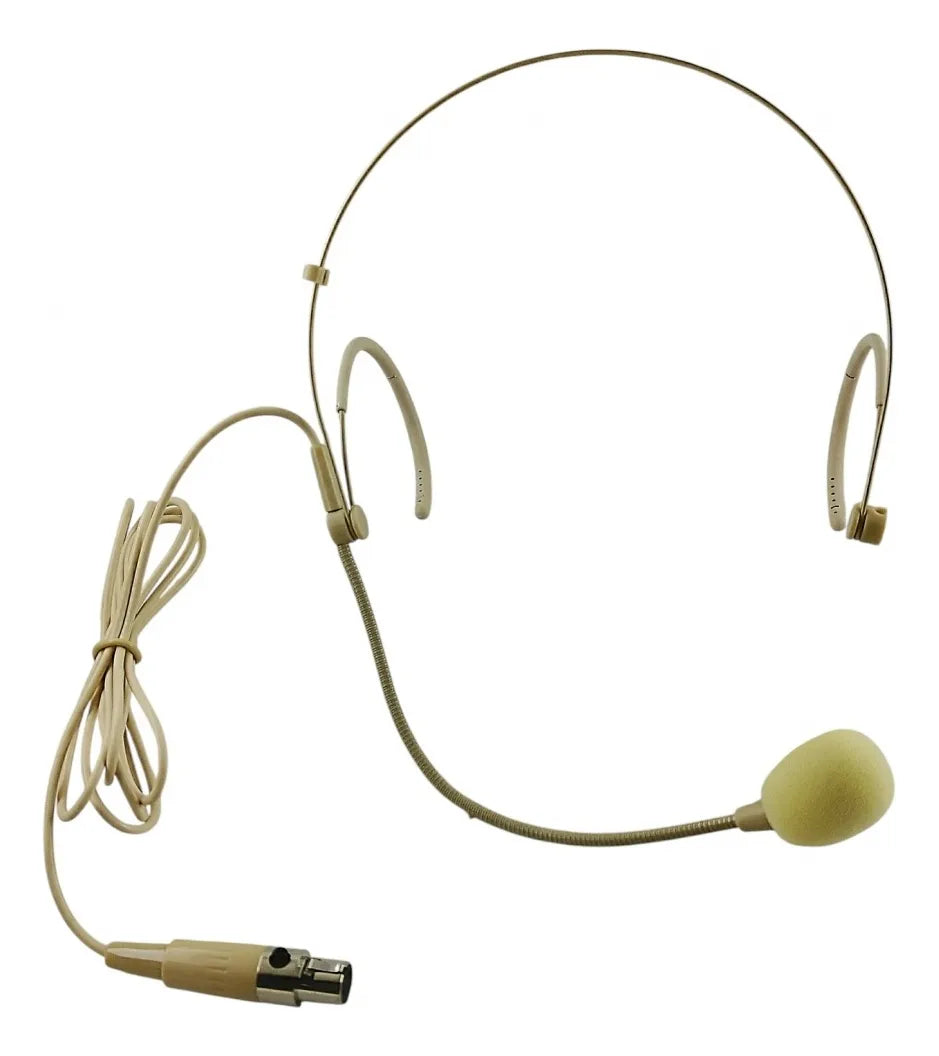 Microphone Sans Fil UHF Tour de Tête Couleur Peau – 30 m