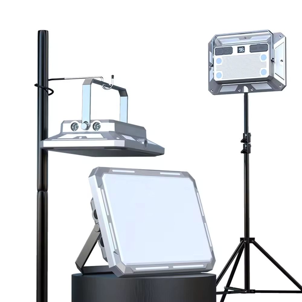 مشروع LED متعدد الوظائف KXK-686 50W - قابل لإعادة الشحن، مقاوم للماء، 1000LM، USB