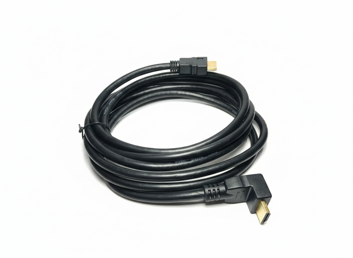 Câble HDMI vers HDMI Coudé à 90 Degrés - 3m Haute Vitesse 1.4
