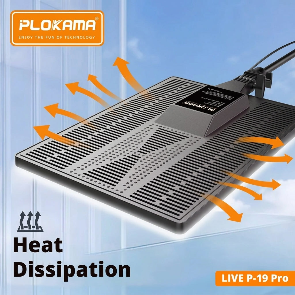 Panneau LED RGB 80W Plokama P19 Pro + trépied 2M pro