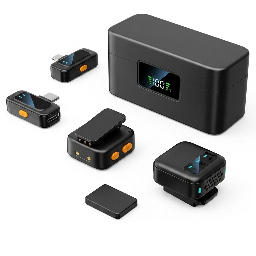 Micro Cravate Sans Fil MIC MINI – ANC Réduction de Bruit 360°