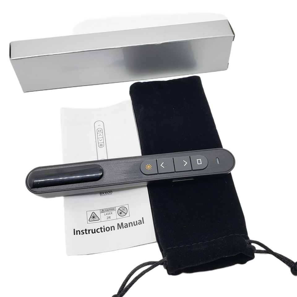 Télécommande multimédia sans fil 2,4 GHz – portée 100 m, pointeur USB