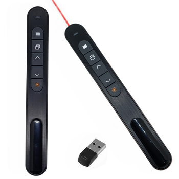 Télécommande multimédia sans fil 2,4 GHz – portée 100 m, pointeur USB