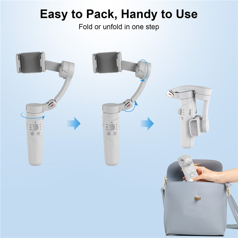 Stabilisateur Smartphone M1 3 Axis Gimbal avec Suivi Visage AI