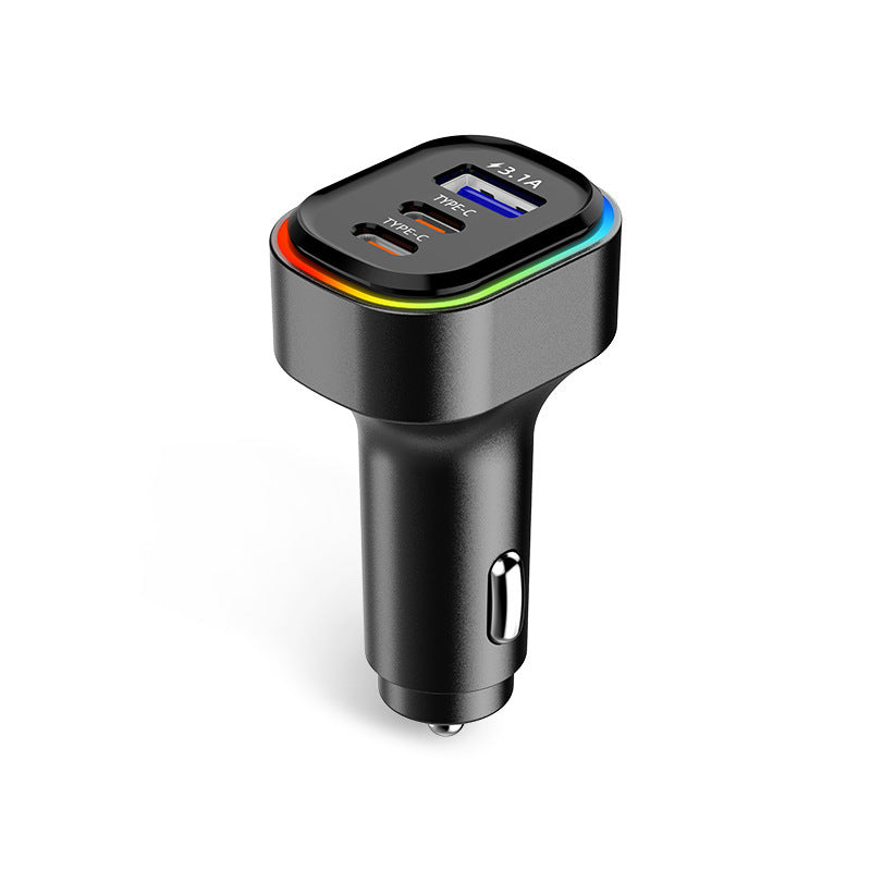 Chargeur Voiture Rapide USB & USB-C – 3 Ports, 58W, Charge Rapide 3A – Compatible 12V/24V