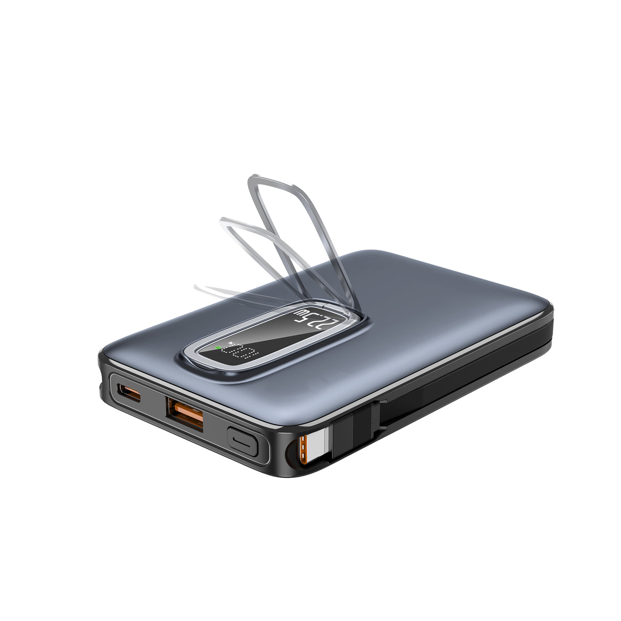 Power Bank Magnétique Plustar PD20W avec Charge Sans Fil 15W