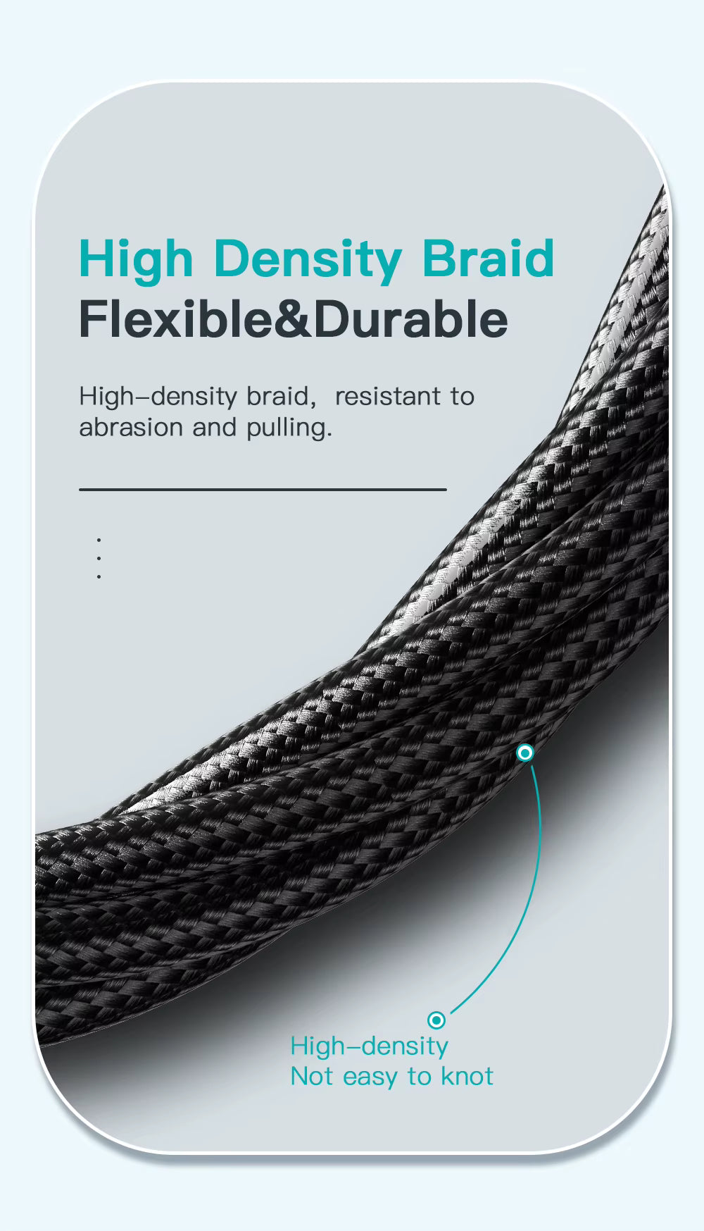 Câble Essager USB-C vers USB-C 100W PD Charge Rapide 2m