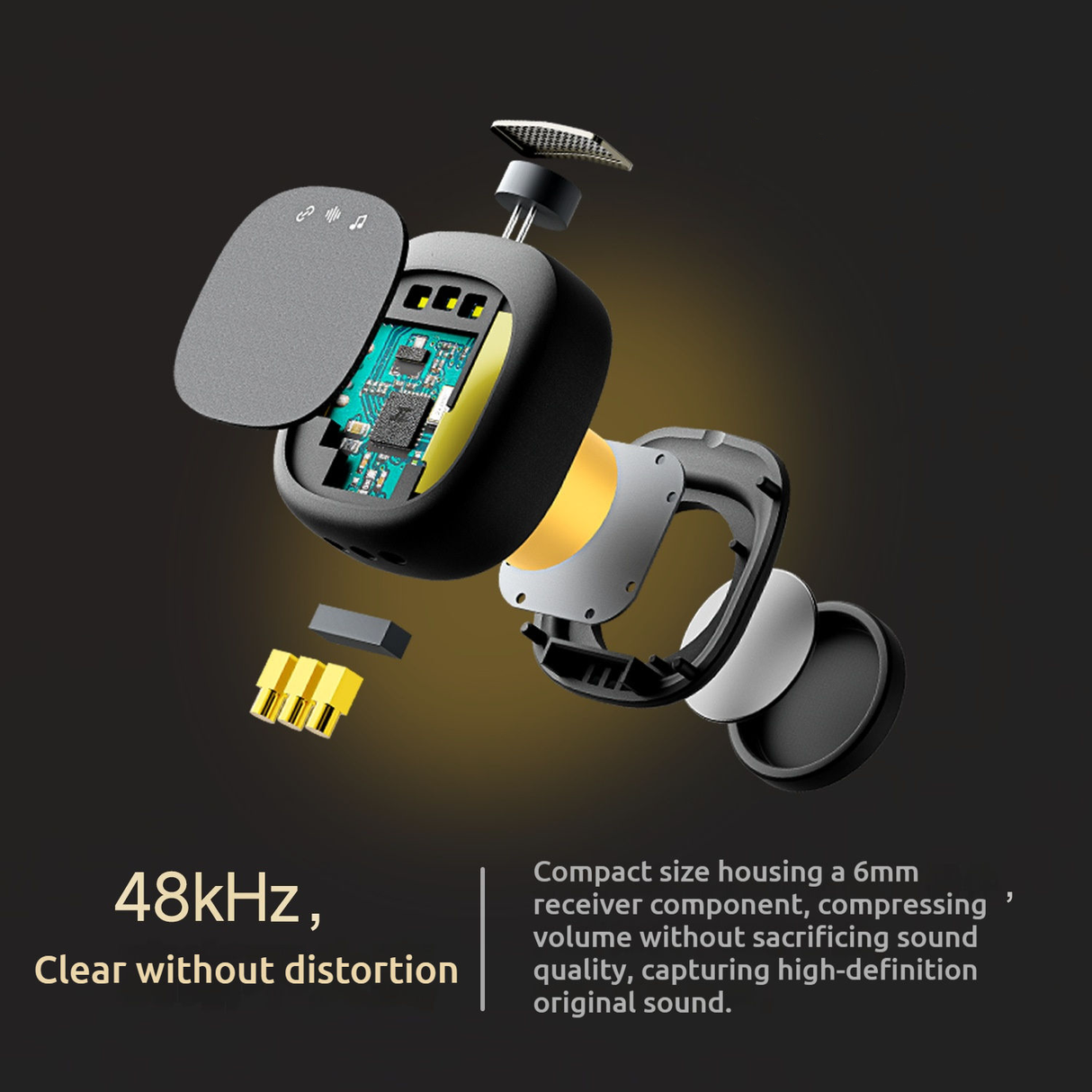 Micro Sans Fil D07 Double Micro Lightning & Type-C avec Boîtier de Charge