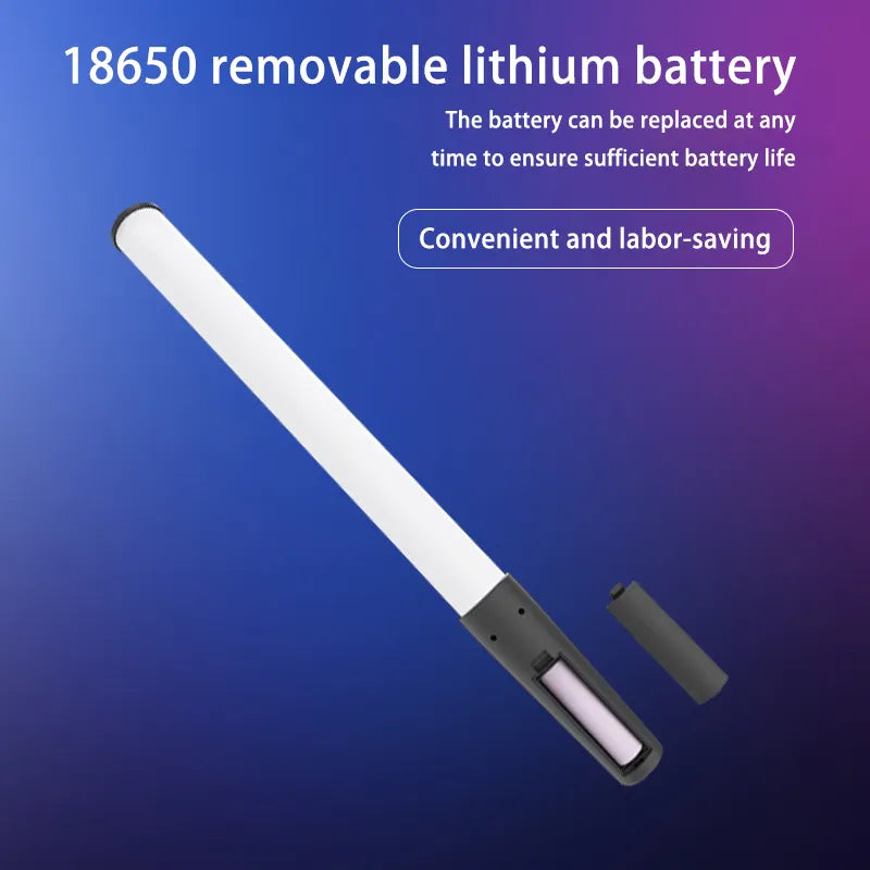 مصباح أنبوب RGB 8W محمول للبث، المكياج والفيديو