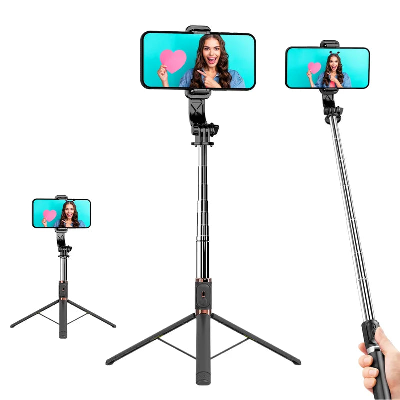 trépied JC20 170 cm avec perche à selfie intégrée