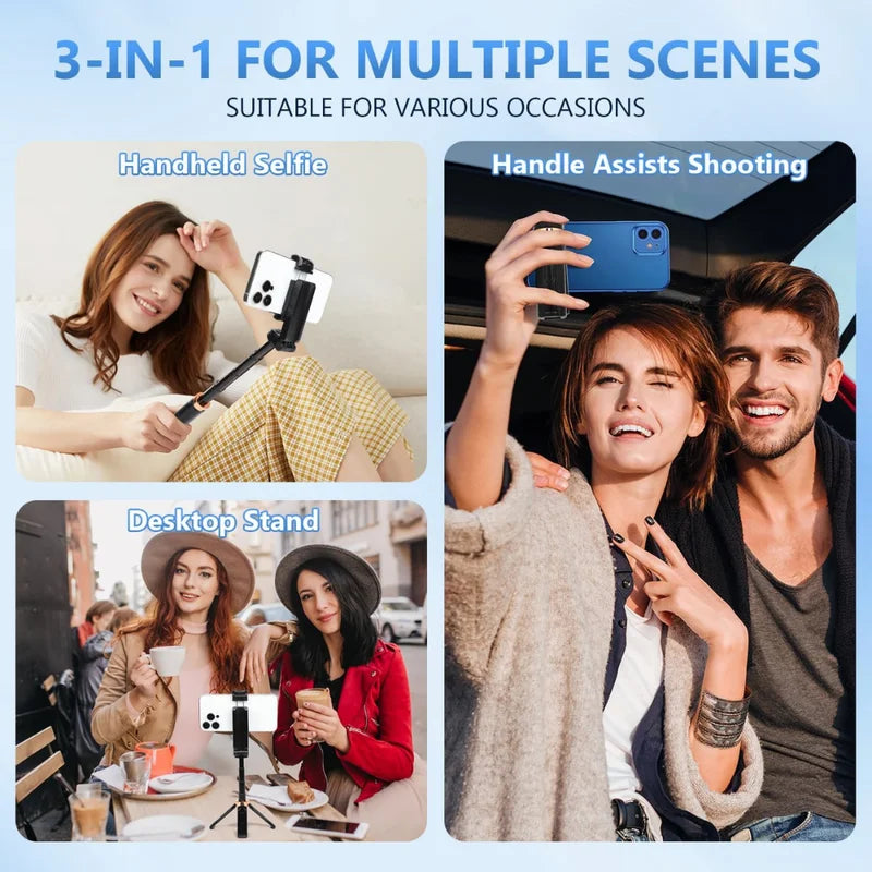 trépied JC20 170 cm avec perche à selfie intégrée