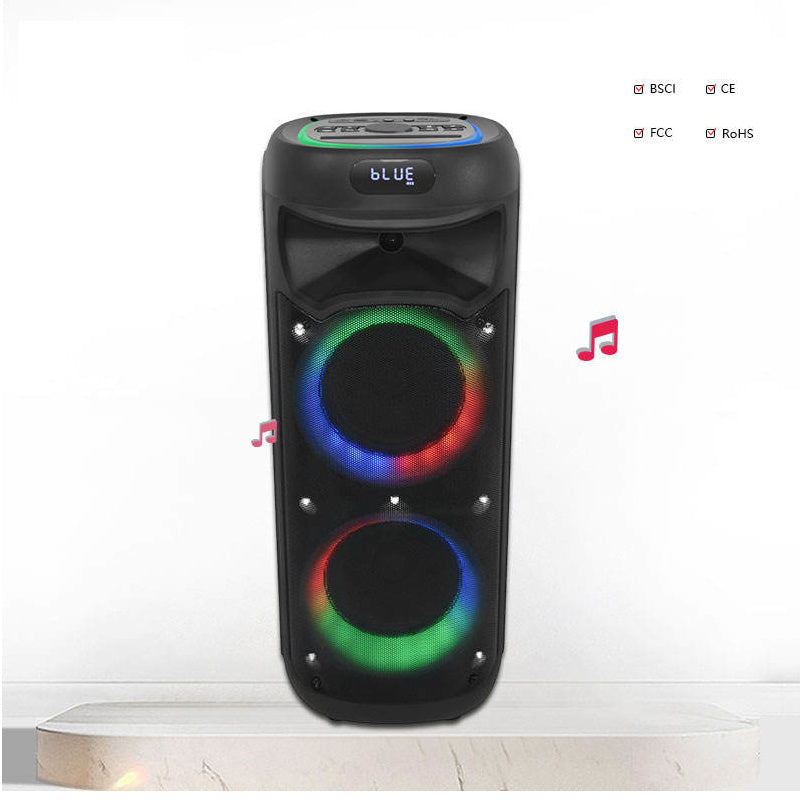 Enceinte Bluetooth de Karaoké LGX25655 RGB avec Micro Sans Fil