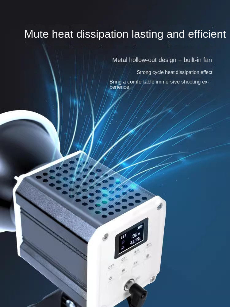 Projecteur Photo Vidéo LED COB 60W à Température Réglable avec Télécommande