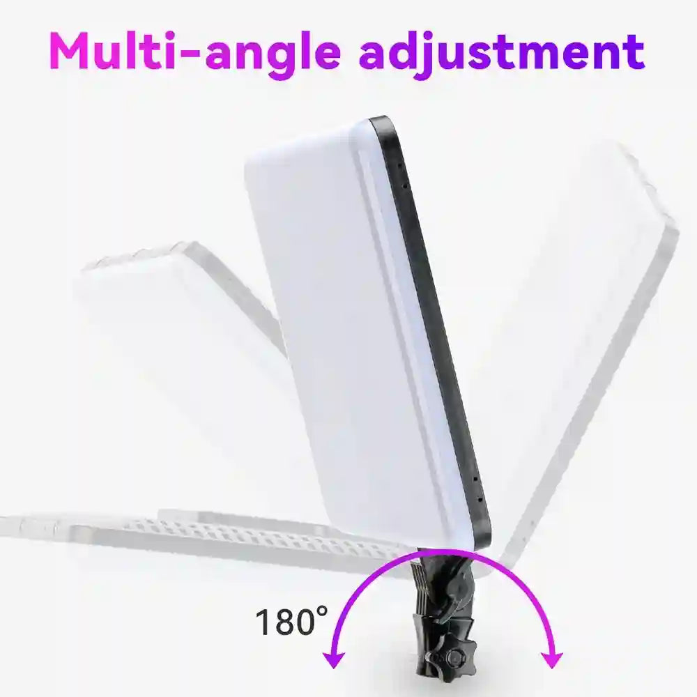 PM-48 – Lampe LED RGB avec Trépied | Éclairage Professionnel Polyvalent