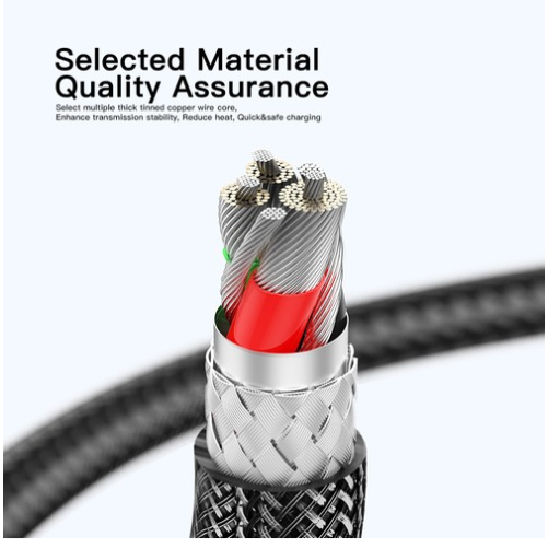 Câble USB Type-C vers Lightning Royal RO-11 27W PD Fast Charge