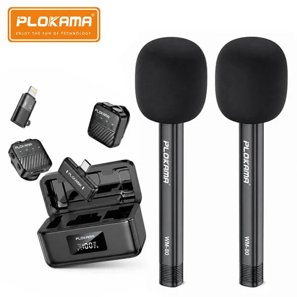 Kit Micro PLOKAMA WM-80 – 2 Micros Sans Fil
