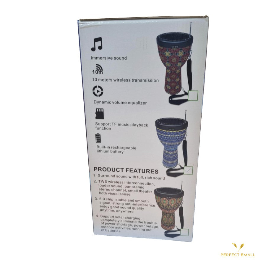 Haut-Parleur Bluetooth Portable Bokaini BT-618 – Son Puissant, Design Compact