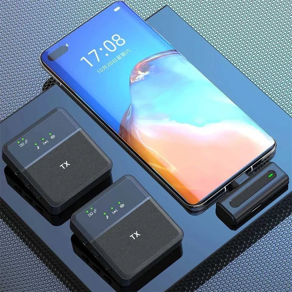 Microphone Sans Fil Professionnel SX8 Type-C/iPhone - Double Usage