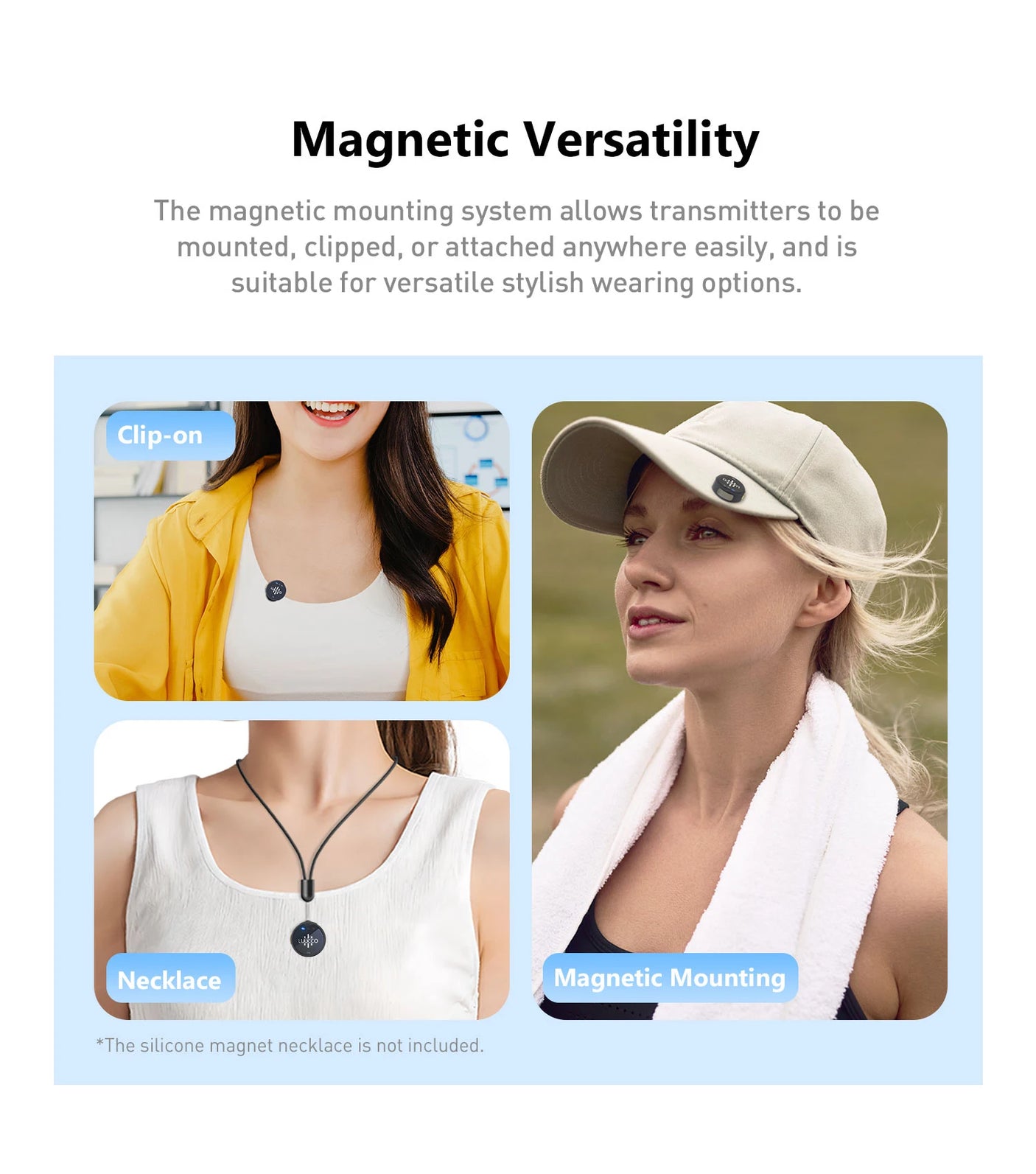 Luucco Airwave K2 Mini – Système de Micro Sans Fil USB-C Professionnel